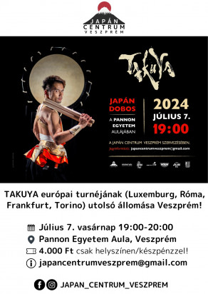 Japán taiko dobos koncertje Veszprémben